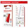Displex Protector de pantalla Full Cover para iPhone 15/15 Pro, Vidrio Templado