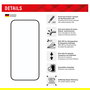 Displex Protector Pantalla iPhone 15 y 15 Pro Full Cover de Vidrio Templado 10H Transparente, Antirayones e Impactos, Incluye Kit Instalación - Ref 01842