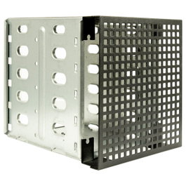 Inter-Tech Einbaurahmen 5,25 pulg. a 5x3,5 pulg. para carcasas de 19 pulg.