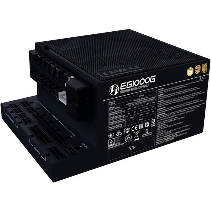 Lian Li Fuente Alimentacion ATX Edge Gold 1000W Black Lian Li Fuente Alimentacion ATX Edge Gold 1000W Black