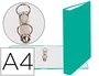 Exacompta Carpeta de 2 Anillas 30mm Redondas DIN A4 Cartón Forrado Verde Oscuro