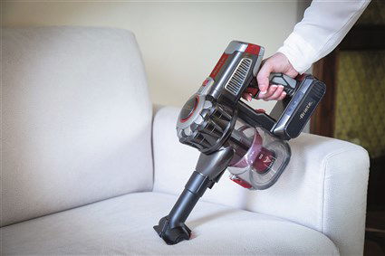 Ariete 2757 Aspirador Escoba Sin Cable 2 en 1, 22V Litio, Autonomía 45 Minutos, Ligero y Potente para Limpieza Completa