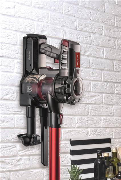 Ariete 2757 Aspirador Escoba Sin Cable 2 en 1, 22V Litio, Autonomía 45 Minutos, Ligero y Potente para Limpieza Completa