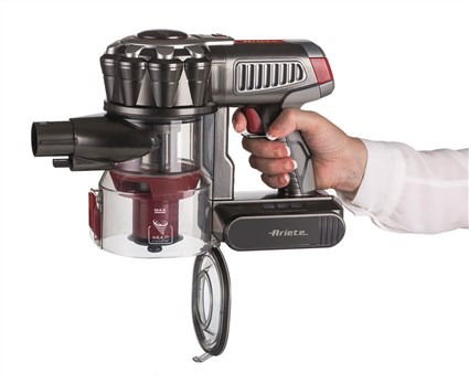 Ariete 2757 Aspirador Escoba Sin Cable 2 en 1, 22V Litio, Autonomía 45 Minutos, Ligero y Potente para Limpieza Completa