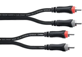 Cordial Cable de Audio Doble RCA / RCA 1,5M