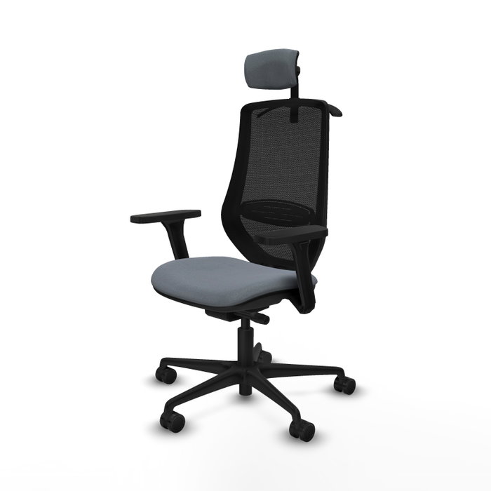 PIQUERAS Y CRESPO Silla de oficina Mardos con mecanismo Sincro/Traslack, Gris y Negro PIQUERAS Y CRESPO Silla de oficina Mardos con mecanismo Sincro/Traslack, Gris y Negro