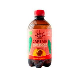 CAPTAIN Kombucha Melocotón Bio 400ml