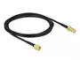 DeLOCK Cable de antena coaxial SMA macho a SMA hembra LMR/CFD100 2 m
