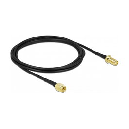 DeLOCK Cable de antena SMA macho a SMA hembra LMR/CFD100 2 m