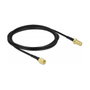 DeLOCK Cable de antena coaxial SMA macho a SMA hembra LMR100 2 m