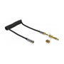 DeLOCK 85831 Cable de extensión estéreo 3,5 mm a 3,5 mm con adaptador de 6,35 mm, 1 m