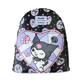 LOUNGEFLY Mochila Hello Kitty Kuromi Stained Glass 26cm