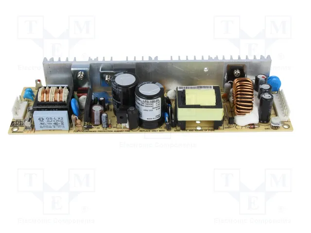 MEAN WELL LPS-100-24 Alimentador de impulso abierto 100,8W 24V DC