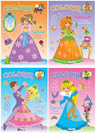 COLORIR AS PRINCESAS - 50 AUTOCOLANTES DE OFERTA, VV.AA. - GIRASSOL EDIÇOES