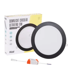 BX3 LIGHT Placa LED Empotrable Circular 18W 1380 Lumenes 6000K Blanco Frio 40000 Horas Vida Util Referencia BX3-GP-LZ-3-B-CW