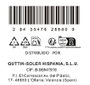 Quttin Cuchillo Pelador LASER 8.5cm (Pack de 36 unidades) inevitable