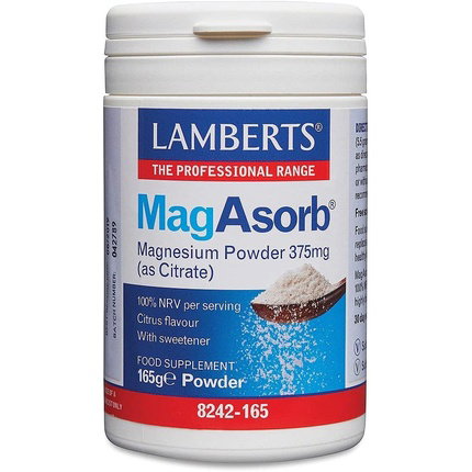 LAMBERTS MagAsorb Citrato de Magnesio Polvo Limón 165g