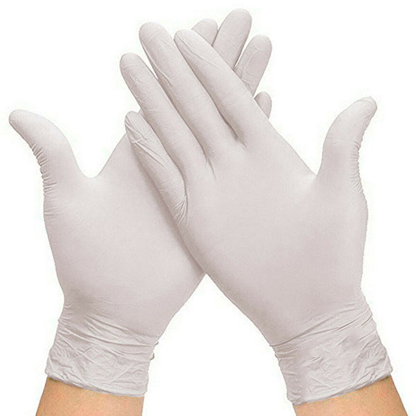 Guantes de látex sin polvo talla M, 100 unidades Guantes de látex sin polvo talla M, 100 unidades