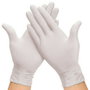 Guantes de látex sin polvo talla M, 100 unidades