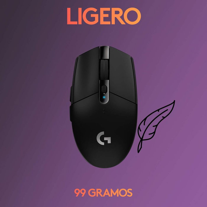 Logitech G305 Lightspeed Negro Logitech G305 Lightspeed Negro