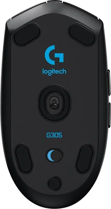 Logitech G305 Lightspeed Ratón Gaming Inalámbrico, Sensor HERO hasta 12000 DPI, Tecnología LIGHTSPEED 1ms, 6 Botones Programables, 250h Batería, Negro