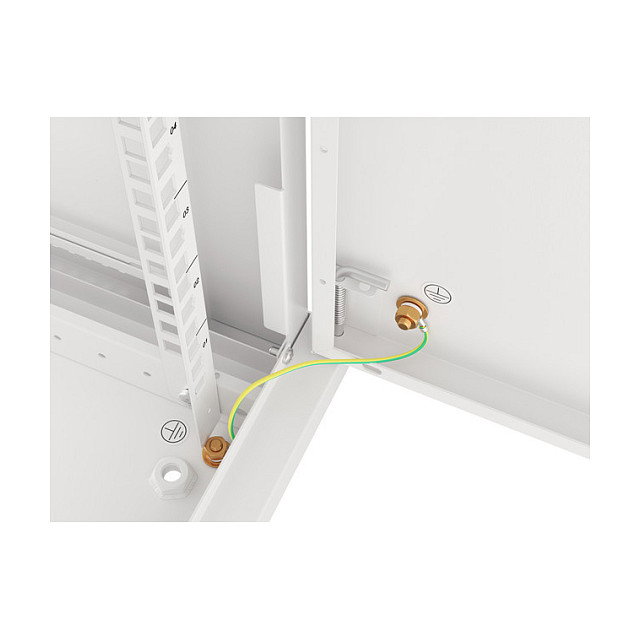 Lanberg Armario rack de pared 6U 19 pulgadas 600x450mm Gris