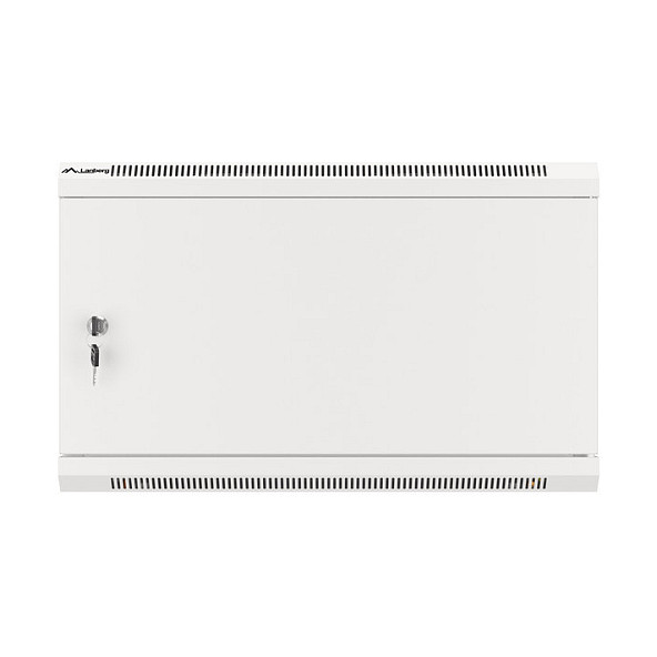 Lanberg Armario rack de pared 6U 19 pulgadas 600x450mm Gris