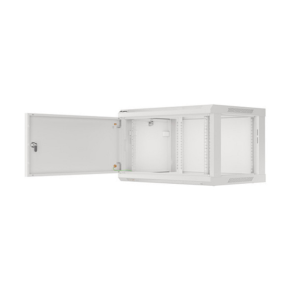 Lanberg Armario rack de pared 6U 19 pulgadas 600x450mm Gris