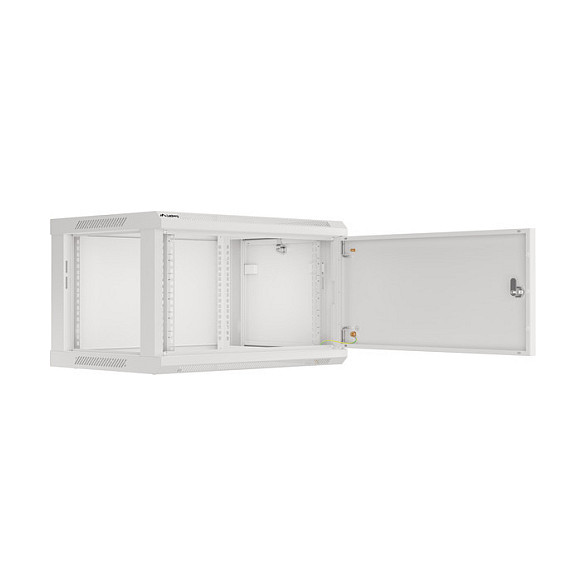 Lanberg Armario rack de pared 6U 19 pulgadas 600x450mm Gris