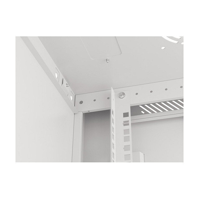 Lanberg Armario rack de pared 6U 19 pulgadas 600x450mm Gris