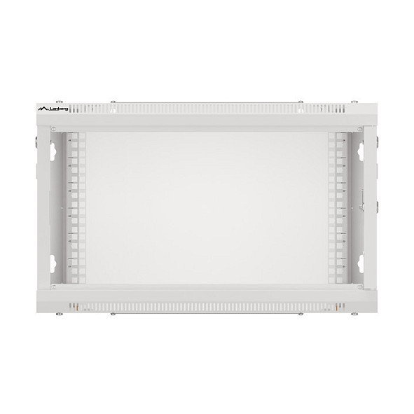 Lanberg Armario rack de pared 6U 19 pulgadas 600x450mm Gris