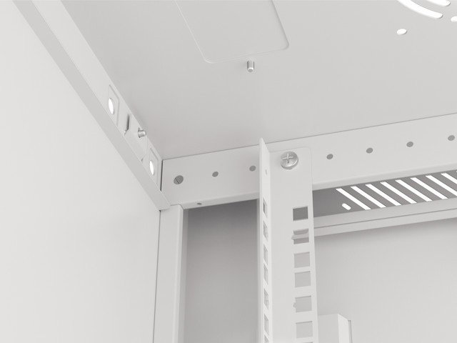 Lanberg Armario rack de pared 6U 19 pulgadas 600x450mm Gris