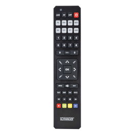 Schwaiger Mando a distancia 8 en 1 preprogramado Negro