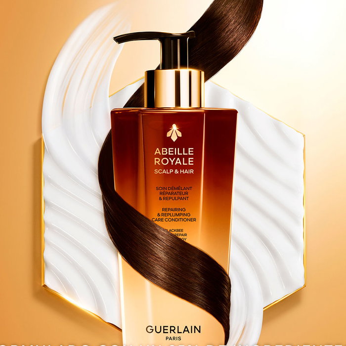 Guerlain Abeille Royale Scalp & Hair Acondicionador Reparador y Voluminizador - Tratamiento Redensificante con Jalea Real - Para Cabello Denso e Hidratado - 290 ml