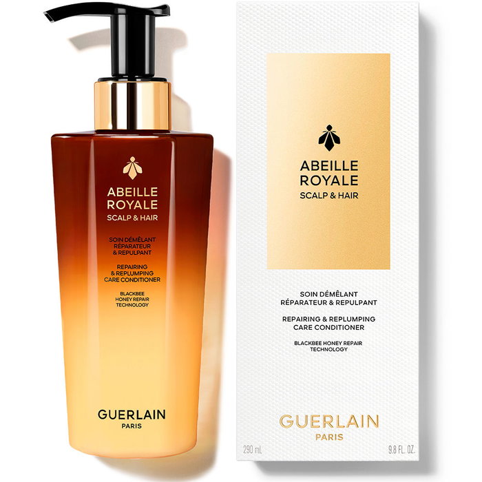 Guerlain Abeille Royale Scalp & Hair Acondicionador Reparador y Voluminizador - Tratamiento Redensificante con Jalea Real - Para Cabello Denso e Hidratado - 290 ml