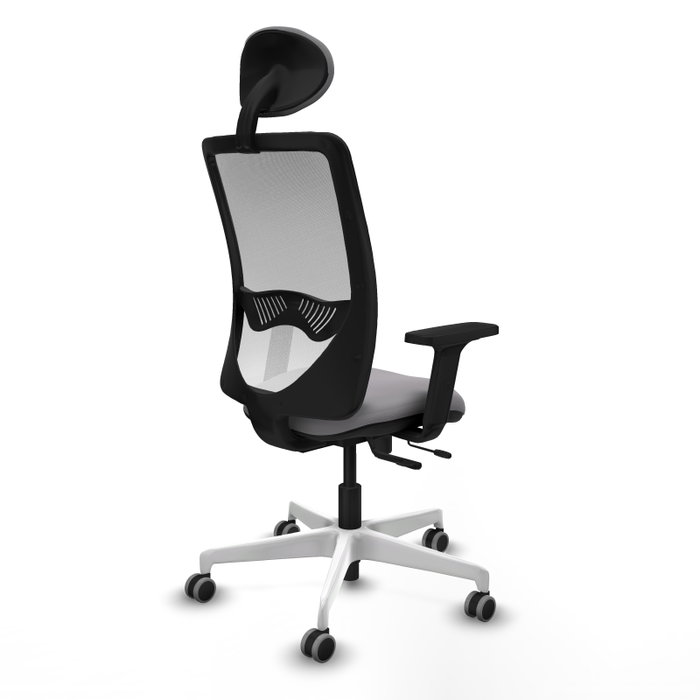 PIQUERAS Y CRESPO Silla de oficina Zulema con mecanismo Sincro/Traslack Gris y Blanco PIQUERAS Y CRESPO Silla de oficina Zulema con mecanismo Sincro/Traslack Gris y Blanco