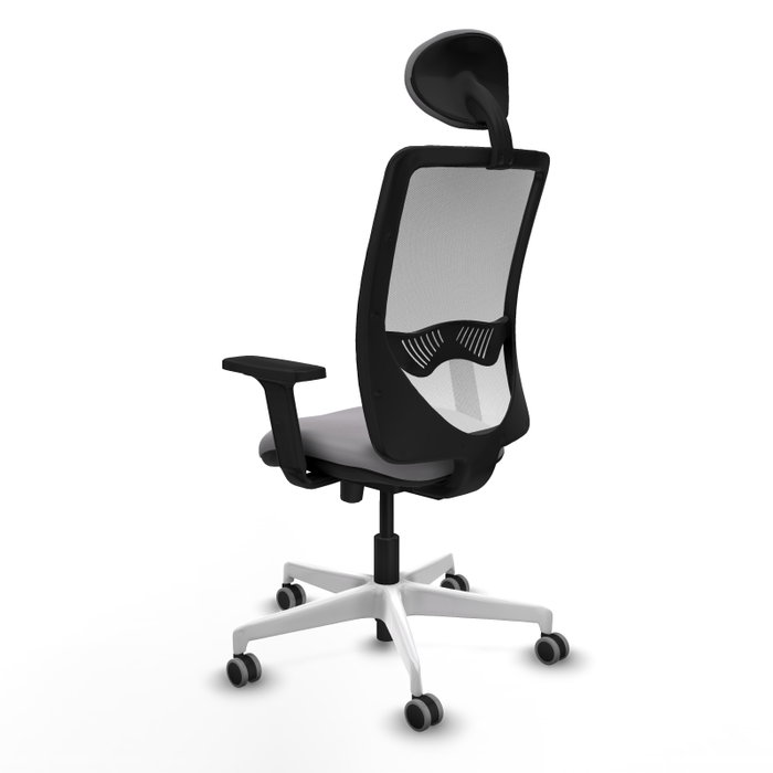 PIQUERAS Y CRESPO Silla de oficina Zulema con mecanismo Sincro/Traslack Gris y Blanco PIQUERAS Y CRESPO Silla de oficina Zulema con mecanismo Sincro/Traslack Gris y Blanco