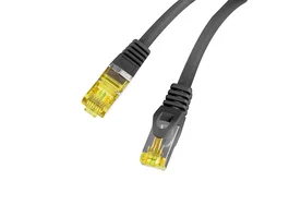 Lanberg PCF6A-10CU-0025-BK Cable de red Cat6a S/FTP Negro 0,25 m