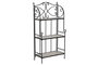 DKD Home Decor Estanteria Terraza Y Jardin Multicolor Negro 31.5 x 117 x 58 cm Forja Ceramica