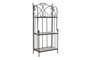 DKD Home Decor Estanteria Terraza Y Jardin Multicolor Negro 31.5 x 117 x 58 cm Forja Ceramica