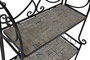 DKD Home Decor Estanteria Terraza Y Jardin Multicolor Negro 31.5 x 117 x 58 cm Forja Ceramica