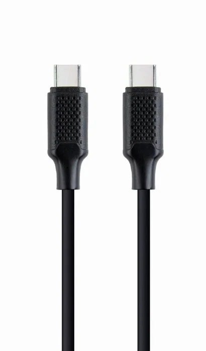 Gembird CC-USB2-CMCM100-1.5M Cable USB C a USB C 100W Power Delivery, Carga Rápida y Datos, 1.5 Metros, Negro