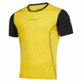 Camiseta de Manga Corta Hombre La Sportiva Tracer Amarillo