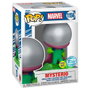 Funko Pop Marvel Comics Mysterio 66637 con efecto metálico y glow in the dark