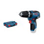 Bosch GSB 12V-35 L-BOXX Professional: Taladro Atornillador Percutor a Batería 12V Sin Escobillas, Mango Pistola, 35 Nm, 1750 RPM, Caja Sistema