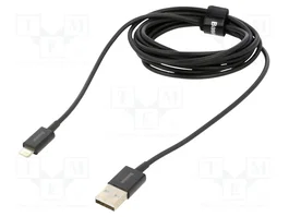 BASEUS Cable USB A a Apple Lightning Negro 2m
