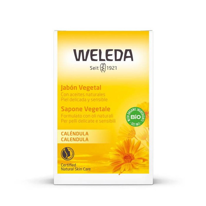 WELEDA Jabón Vegetal de Caléndula 100g WELEDA Jabón Vegetal de Caléndula 100g