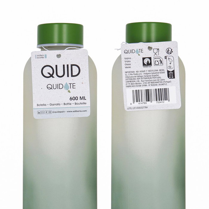 Botella Vidrio Transporte Quidate Quid 0,6 L