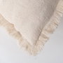 Cojín Beige 70% Algodón / 30% Lino 50 X 30 cm (Set de 2)
