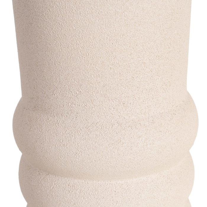 Jarrón Blanco Cerámica Decoración 14 X 14 X 30 cm